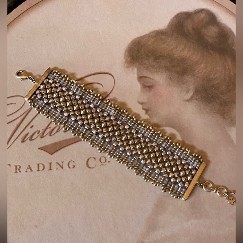 Lucky Brand Gold and Silver Beaded Bracelet - Picture 2 of 5
